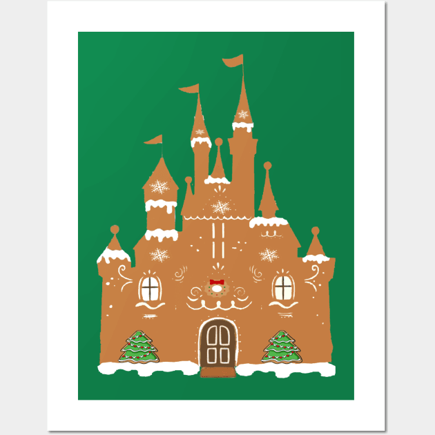 gingerbread castle Wall Art by magicmirror